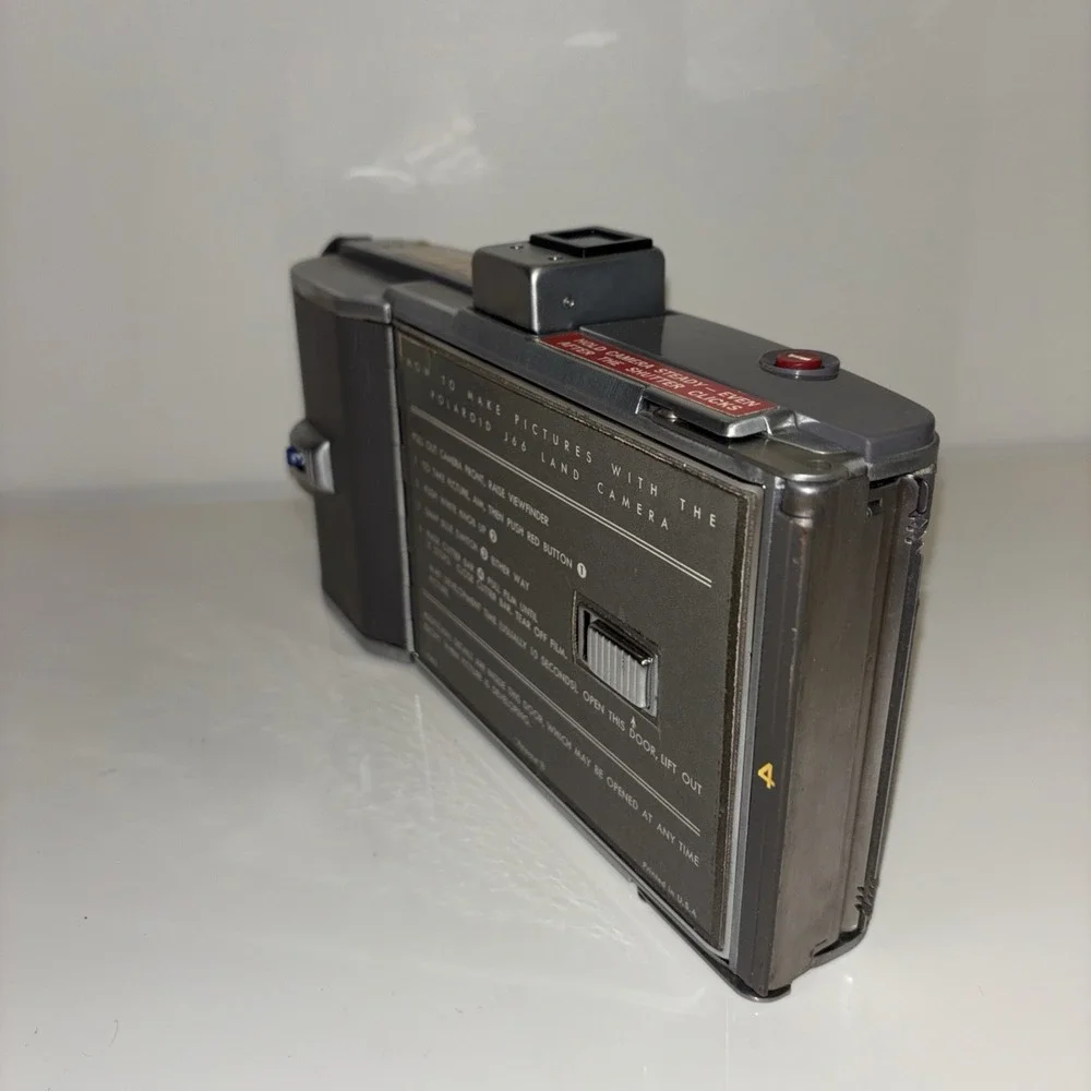 Polaroid Electric Eye Land Camera Model J66 In Original Case With Flash And More